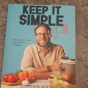 Keep It Simple Y'all Cookbook - Light Blue Cover
